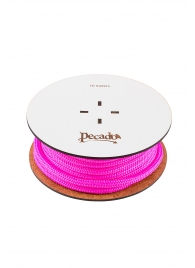 Розовая веревка для шибари на катушке - 10 м. - Pecado - купить с доставкой в Майкопе
