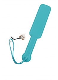 Голубой кожаный пэддл - 37 см. - Pecado - купить с доставкой в Майкопе