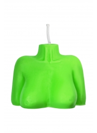 Зеленая сувенирная свеча «Женский силуэт» - Pecado - купить с доставкой в Майкопе