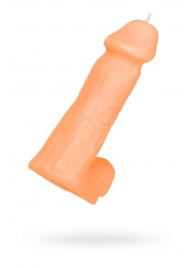 Оранжевая сувенирная свеча «Пенис» - Pecado - купить с доставкой в Майкопе