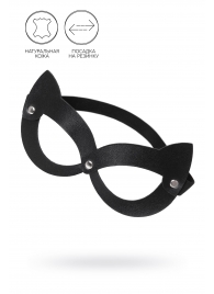 Черная открытая маска с ушками кошки - Pecado - купить с доставкой в Майкопе