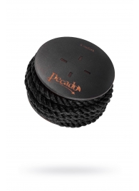 Черная веревка для шибари на катушке - 5 м. - Pecado - купить с доставкой в Майкопе