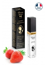 Стимулирующий блеск для губ со вкусом клубники - 7 мл. - Plaisir Secret - купить с доставкой в Майкопе