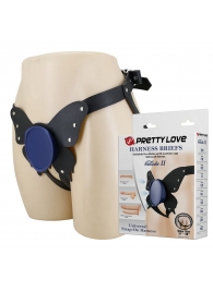 Синие трусики харнесс с платформой Caludio II - Baile - купить с доставкой в Майкопе