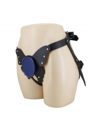 Синие трусики харнесс с платформой Caludio II - Baile - купить с доставкой в Майкопе