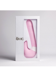 Розовый вибростимулятор зоны G 2-в-1 - Youvic