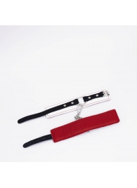 Бело-красные кожаные оковы - Crazy Handmade - купить с доставкой в Майкопе