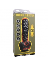 Черно-красная мини-машина на присоске Tendril Thruster - 21,6 см. - Doc Johnson - купить с доставкой в Майкопе