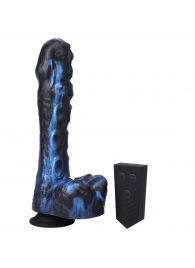 Черно-синяя мини-машина на присоске Tendril Thruster - 21,6 см. - Doc Johnson - купить с доставкой в Майкопе