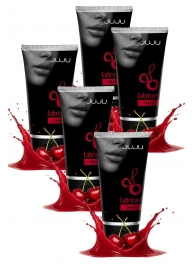 Набор из 5 съедобных лубрикантов JUJU со вкусом вишни - JuJu - купить с доставкой в Майкопе