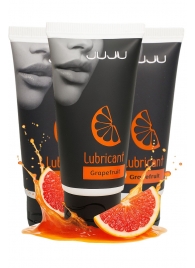 Набор из 3 съедобных лубрикантов JUJU со вкусом грейпфрута - JuJu - купить с доставкой в Майкопе