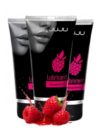 Набор из 3 съедобных лубрикантов JUJU со вкусом малины - JuJu - купить с доставкой в Майкопе