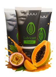Набор из 3 съедобных лубрикантов JUJU со вкусом тропических фруктов - JuJu - купить с доставкой в Майкопе