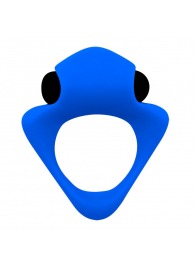 Синее эрекционное кольцо Wooomy Tribeс с вибрацией - Adrien Lastic - в Майкопе купить с доставкой