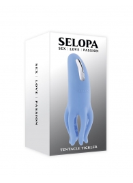 Голубой вибромассажёр Tentacle Tickler - Selopa