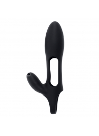 Черная насадка на пенис с вибрацией Nautilus - Zero Tolerance - в Майкопе купить с доставкой