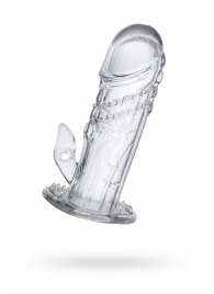 Прозрачная насадка на пенис Uco - 13 см. - A-toys - в Майкопе купить с доставкой