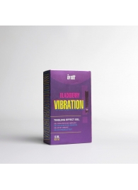 Стимулирующий гель с эффектом вибрации Blackberry Vibration - 15 мл. - INTT - купить с доставкой в Майкопе