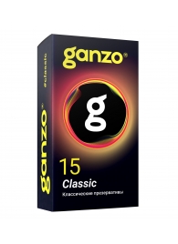 Классические презервативы с обильной смазкой Ganzo Classic - 15 шт. - Ganzo - купить с доставкой в Майкопе