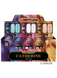 Набор из 15 мастурбаторов Catherine Olga - Baile - в Майкопе купить с доставкой