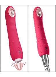 Малиновая насадка на душ с вибрацией Showers to orgasm - 20,1 см. - Orion - купить с доставкой в Майкопе