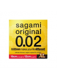 Презерватив увеличенного размера Sagami Original 0.02 XL-size - 1 шт. - Sagami - купить с доставкой в Майкопе