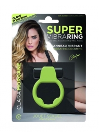 Люминесцентное эрекционное виброкольцо Super - Clara Morgane - в Майкопе купить с доставкой