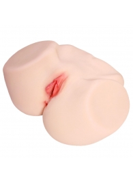 Мастурбатор-полуторс с двойным слоем материала Jenny Onahole Real Vagina - KOKOS - в Майкопе купить с доставкой