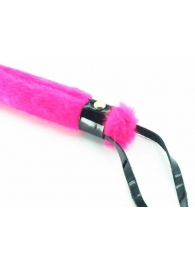Нежная плеть с розовым мехом BDSM Light - 43 см. - БДСМ Арсенал - купить с доставкой в Майкопе
