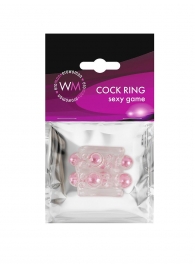 Прозрачная насадка на пенис с цветными шариками - Erowoman-Eroman - в Майкопе купить с доставкой