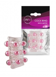 Прозрачная сквозная насадка на пенис с цветными шариками - Erowoman-Eroman - в Майкопе купить с доставкой