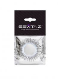 Круглое эрекционное кольцо с длинными «ресничками» - Sextaz - в Майкопе купить с доставкой