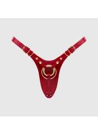Красный пояс для фиксации насадок Strap-On-Me Leatherette Harness Fabulous - Strap-on-me - купить с доставкой в Майкопе
