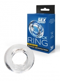 Прозрачное эрекционное кольцо-бублик - Sex Expert - в Майкопе купить с доставкой