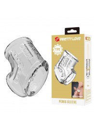 Прозрачная насадка на пенис и мошонку - Baile - в Майкопе купить с доставкой