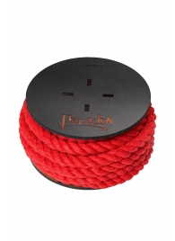 Красная веревка для шибари на катушке - 5 м. - Pecado - купить с доставкой в Майкопе