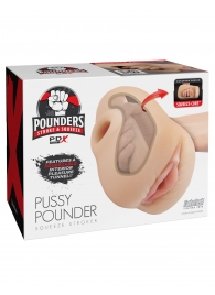 Телесный мастурбатор-вагина Pussy Pounder Squeeze Stroker - Pipedream - в Майкопе купить с доставкой
