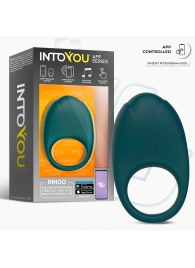 Зеленое интерактивное виброкольцо Ringo - Intoyou - в Майкопе купить с доставкой