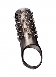 Дымчатая насадка на пенис с выпуклостями - 12 см. - Sex Expert - в Майкопе купить с доставкой