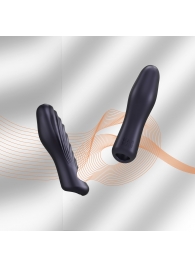 Сливовая силиконовая насадка на пенис с подхватом Manwan Ryzer - Manwan - в Майкопе купить с доставкой