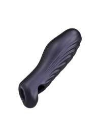 Сливовая силиконовая насадка на пенис с подхватом Manwan Ryzer - Manwan - в Майкопе купить с доставкой