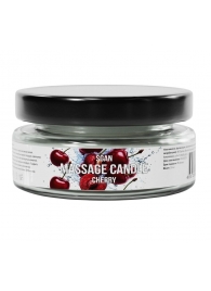 Массажная свеча «Спелая вишня» - 50 мл. - SGAN - купить с доставкой в Майкопе