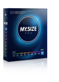 Презервативы MY.SIZE размер 72 - 3 шт. - My.Size - купить с доставкой в Майкопе