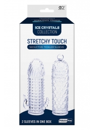 Набор из 2 прозрачных насадок на член Seductive Tickler Sleeves Set - NMC - в Майкопе купить с доставкой