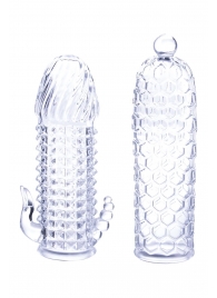 Набор из 2 прозрачных насадок на член Seductive Tickler Sleeves Set - NMC - в Майкопе купить с доставкой