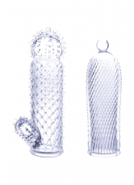 Набор из 2 прозрачных насадок на член Seductive Tickler Sleeves - NMC - в Майкопе купить с доставкой