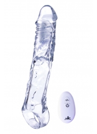 Прозрачная насадка-удлинитель Length Enhancer With Bullet с подхватом - 22,3 см. - NMC - в Майкопе купить с доставкой