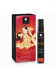 Оральный спрей Waves of Pleasure с ароматом клубники и шампанского - 20 мл. - Shunga - купить с доставкой в Майкопе