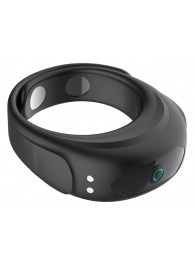 Черное эрекционное виброкольцо на ремешках - Boys of Toys - в Майкопе купить с доставкой