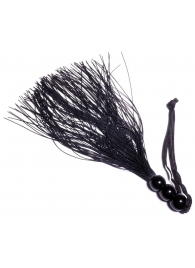 Черная силиконовая плетка - 25,4 см. - Boys of Toys - купить с доставкой в Майкопе